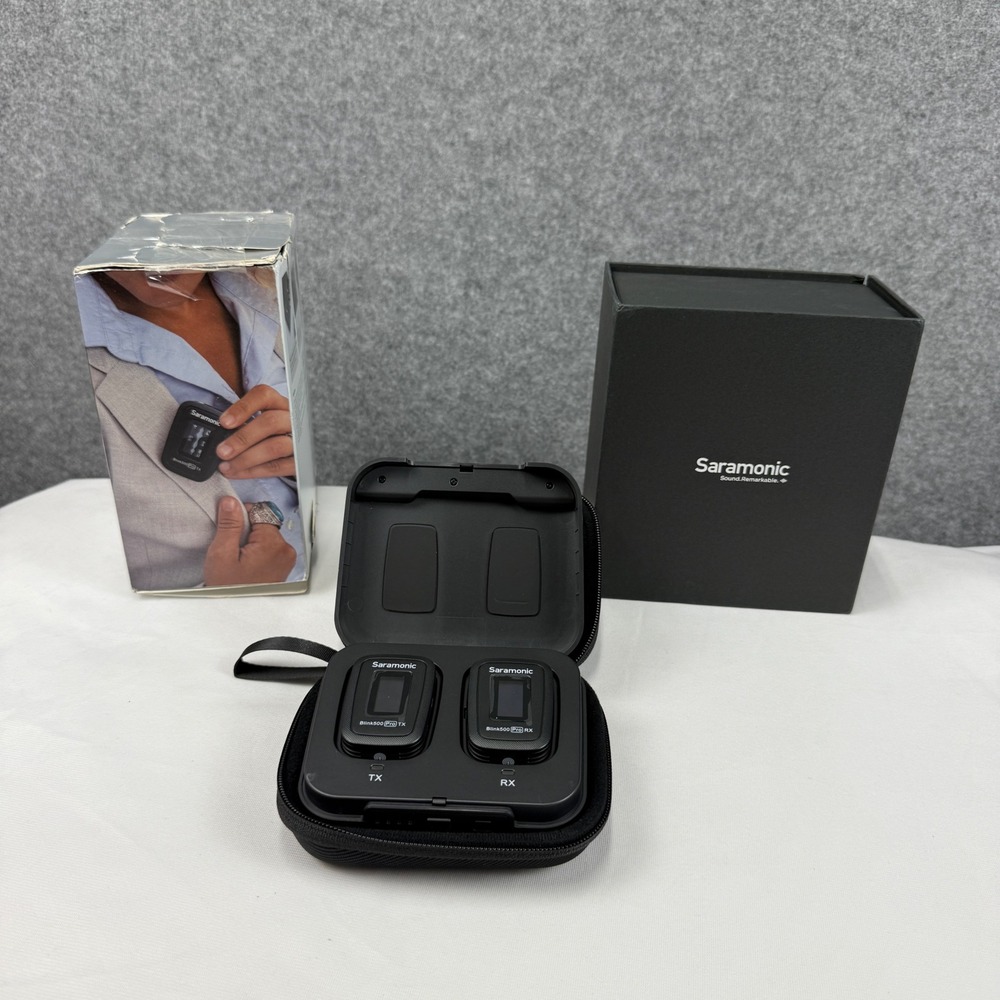 Saramonic Blink 500 Pro B1 Wireless Lavalier Microphone System UNTESTED